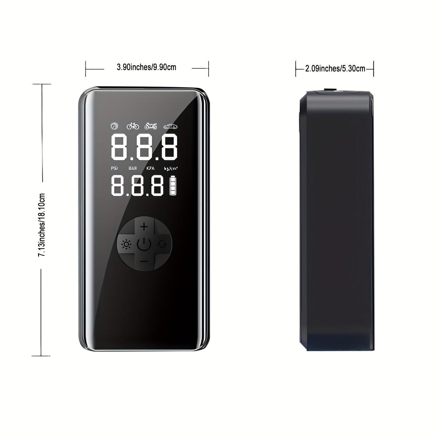 Car Battery Starter Kit with Air Compressor (7-in-1)