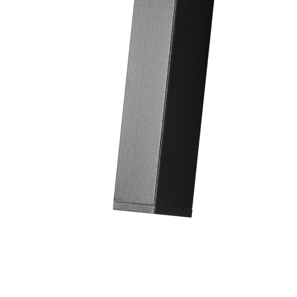 NNEDSZ Bed Frame Double Size Metal Base Mattress Platform Foundation Black PAULA