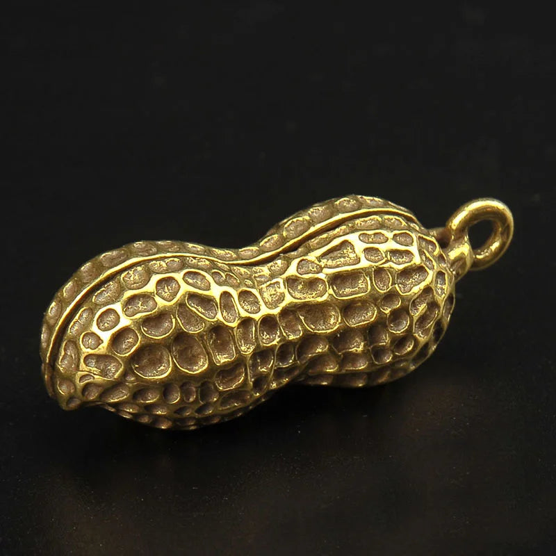 Brass Creative Gifts Peanut Kernels