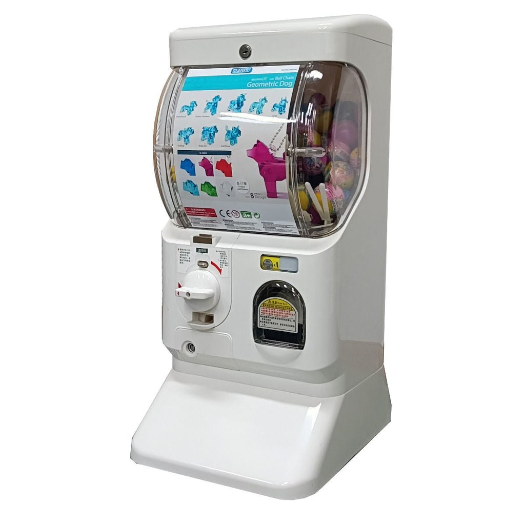 NNEDSZ Gachapon Capsule Toy Vending Machine Collectible Gacha Dispenser WHITE