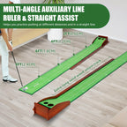 NNETM Golf Putting Mat with 2-Hole Training Design